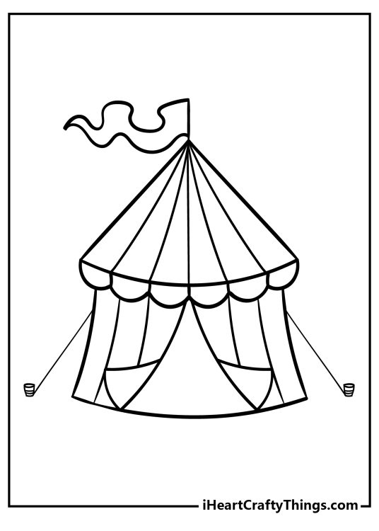 25 Circus Coloring Pages (100% Free Printables)