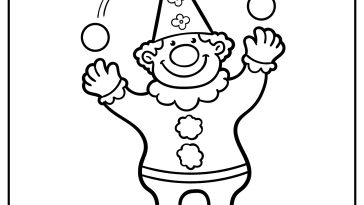 circus coloring pages free printable