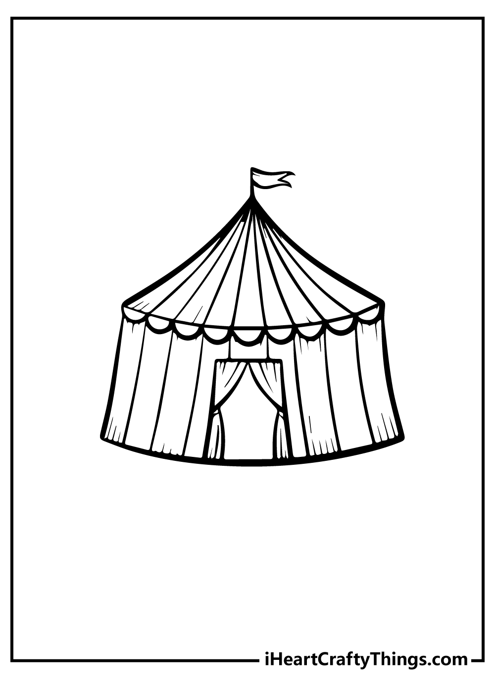 preschool circus coloring pages