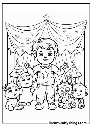 25 Circus Coloring Pages (100% Free Printables)