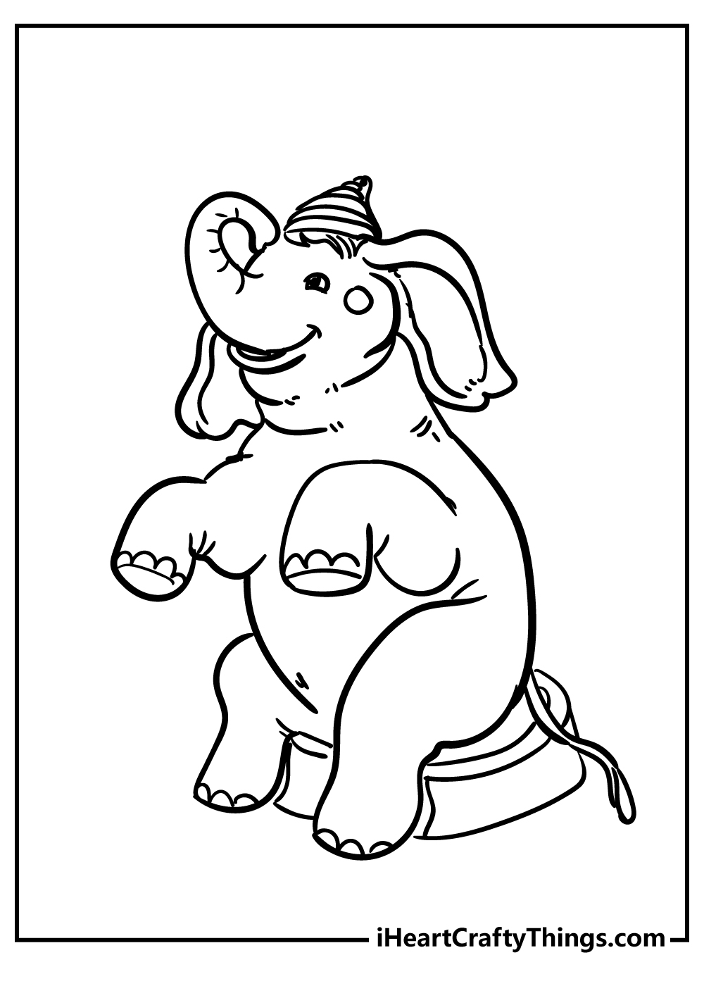 Circus Coloring Sheet for children free download