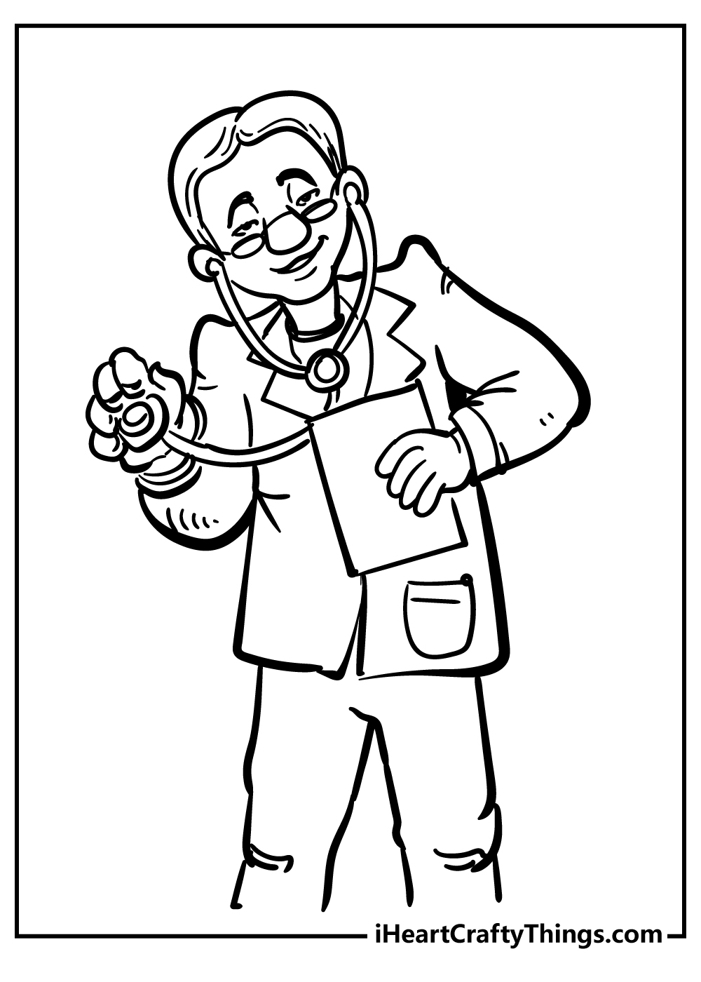 Doctor Coloring Pages for adults free printable