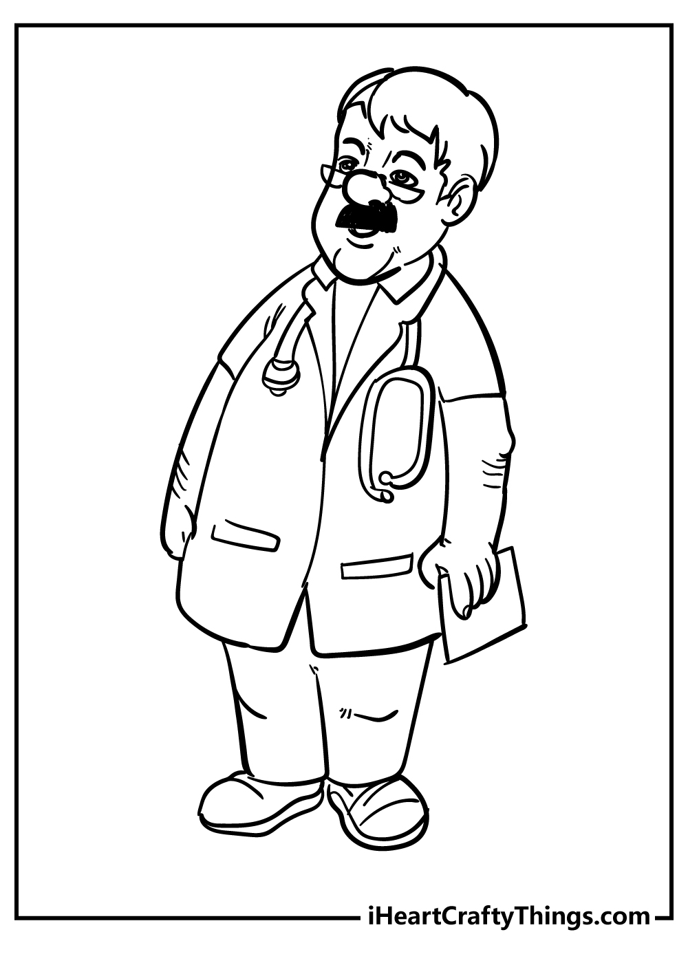 Doctor Coloring Book free printable