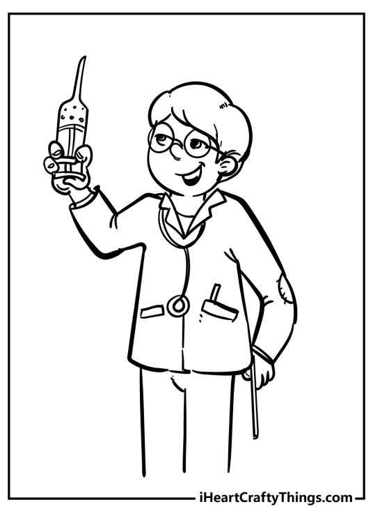 Doctor Coloring Pages (100% Free Printables)