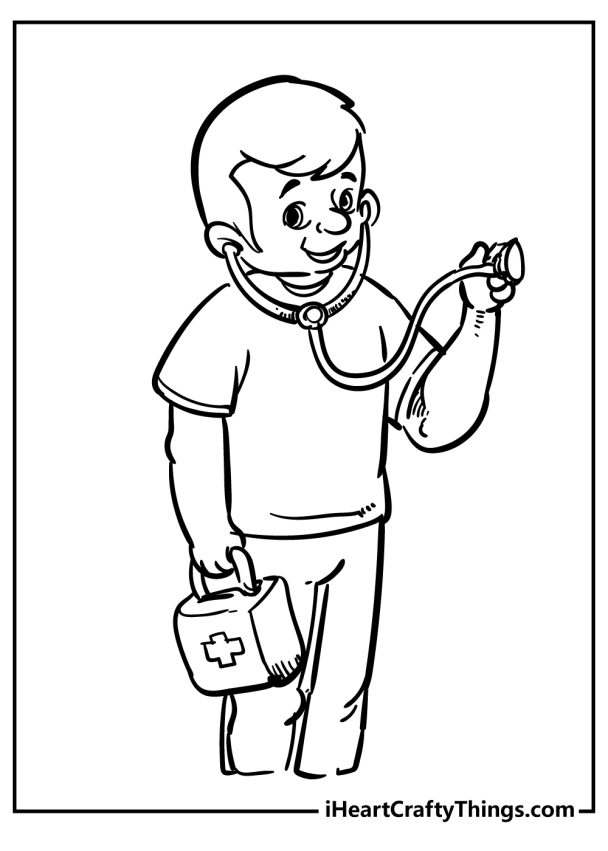 Doctor Coloring Pages (100% Free Printables)