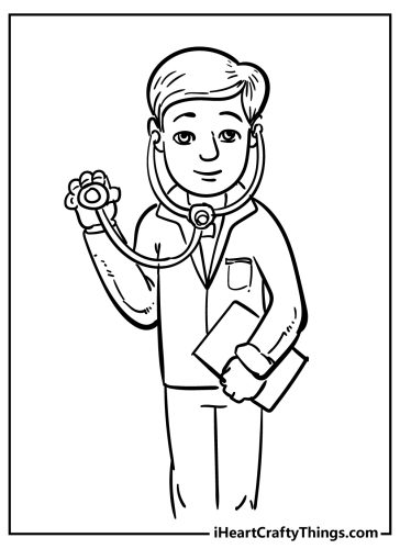 Doctor Coloring Pages (100% Free Printables)