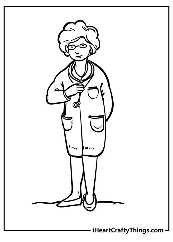 Doctor Coloring Pages (100% Free Printables)