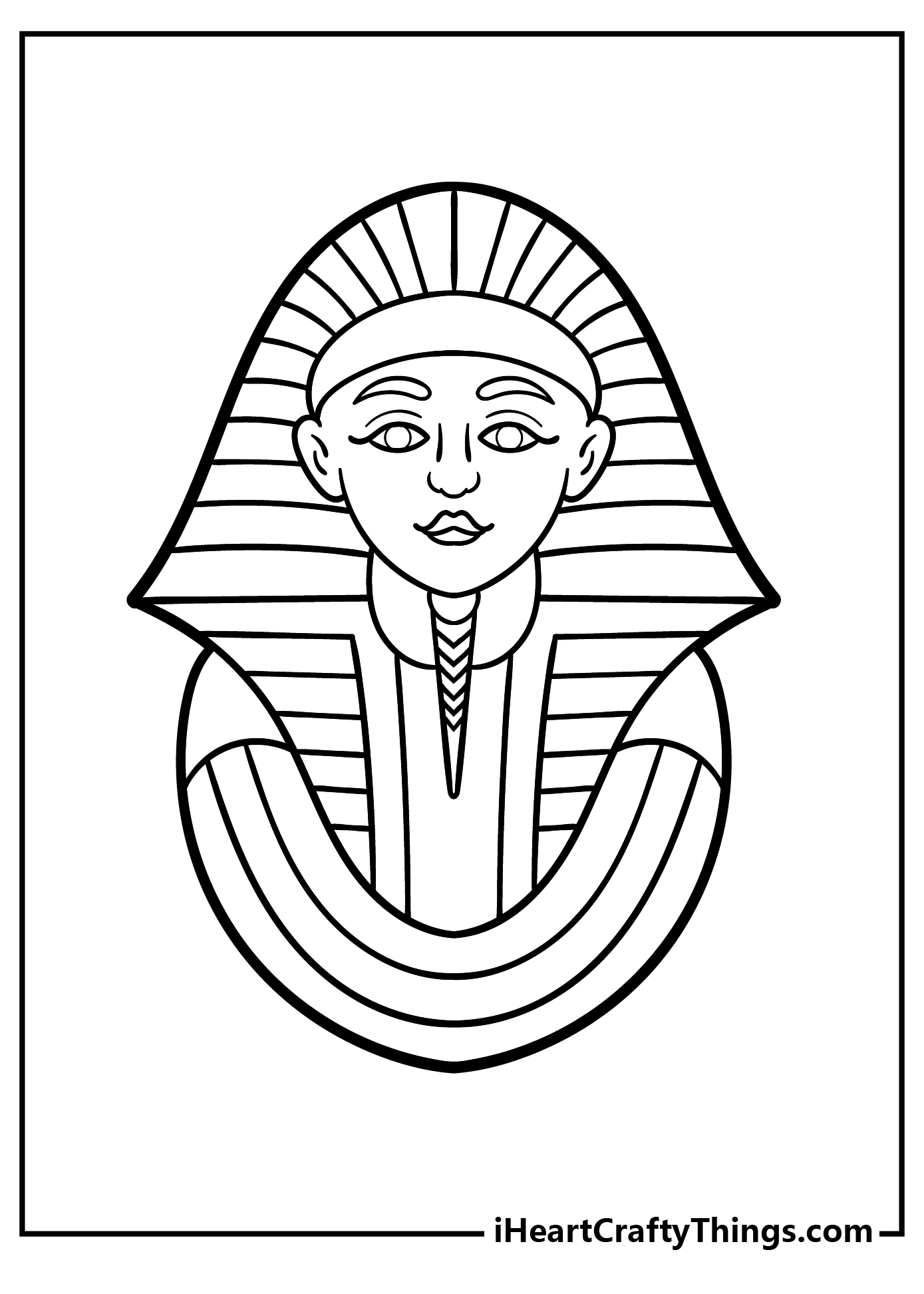 Egyptian Coloring Pages for adults free printable