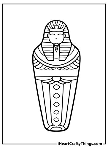 Egyptian Coloring Pages (100% Free Printables)