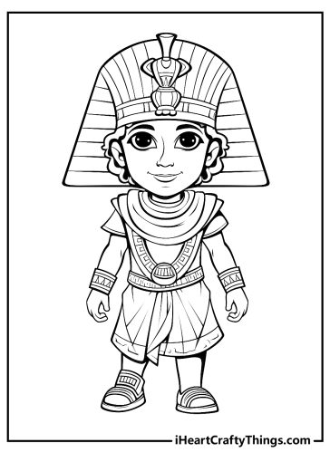 Egyptian Coloring Pages (100% Free Printables)