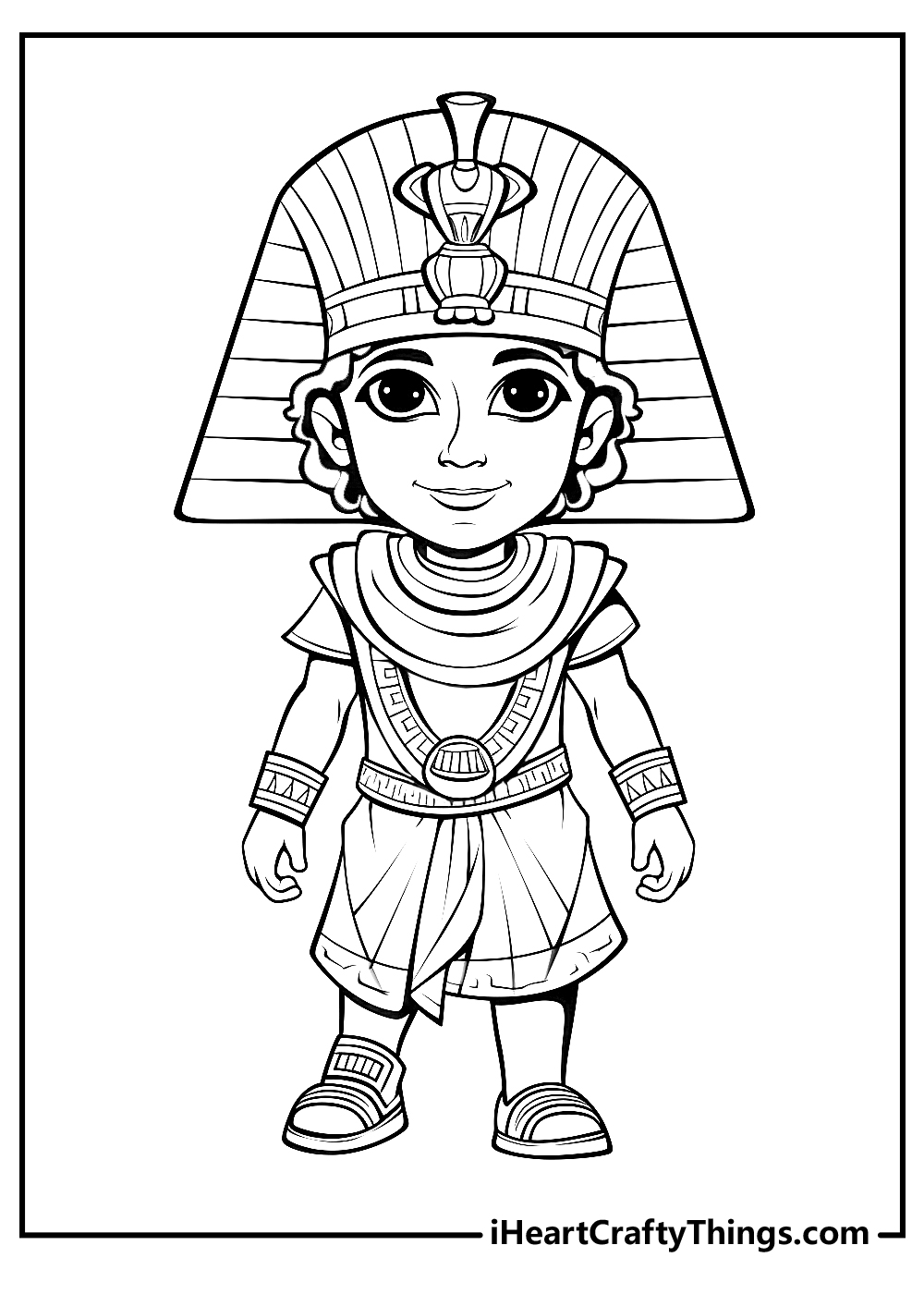 egyptian coloring pages for kids