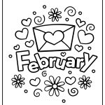 February Coloring Pages free printable
