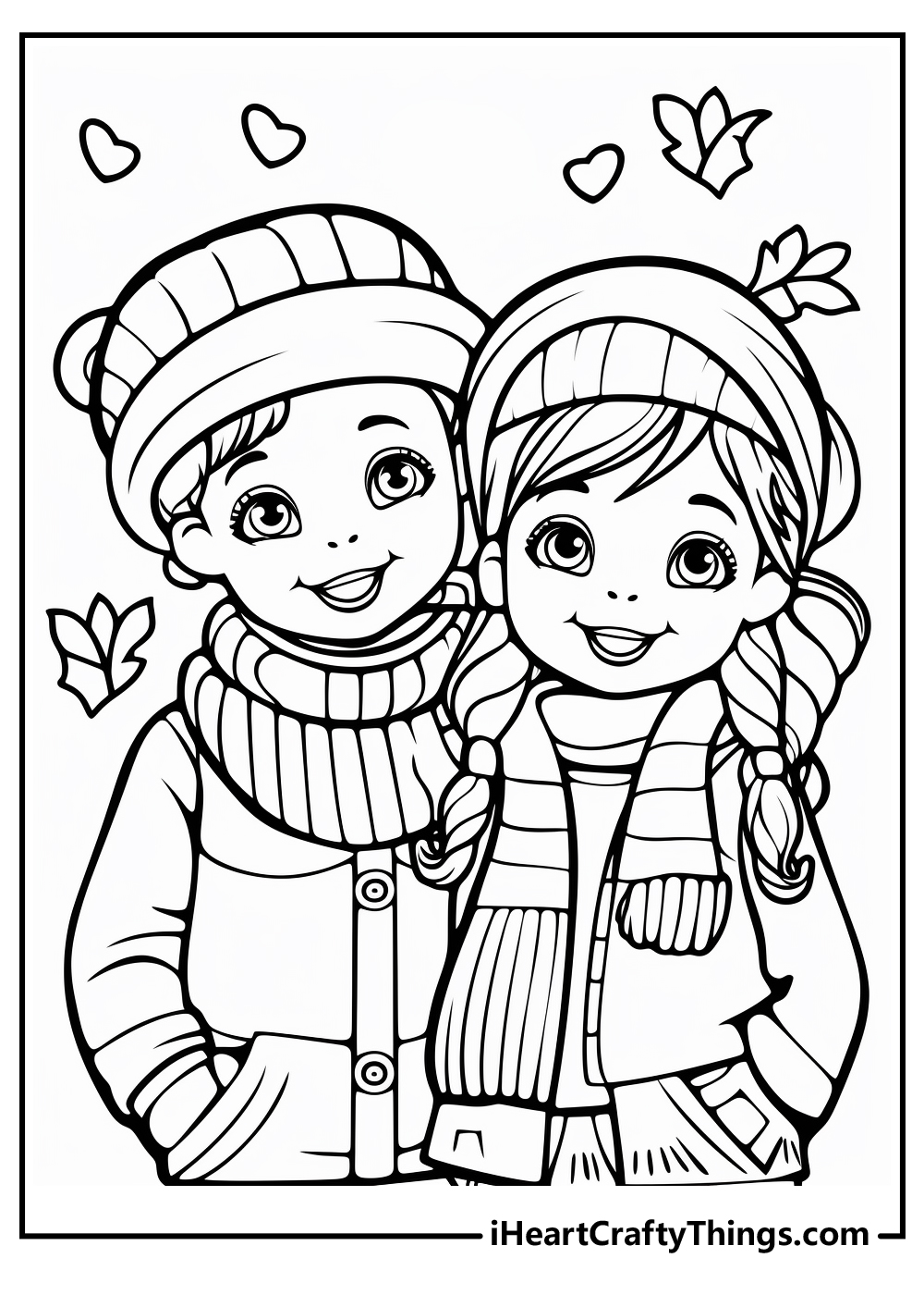 cute February coloring pages