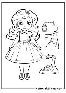 Girly Coloring Pages (100% Free Printables)