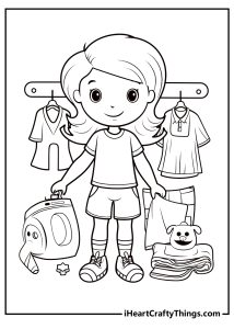 Girly Coloring Pages (100% Free Printables)