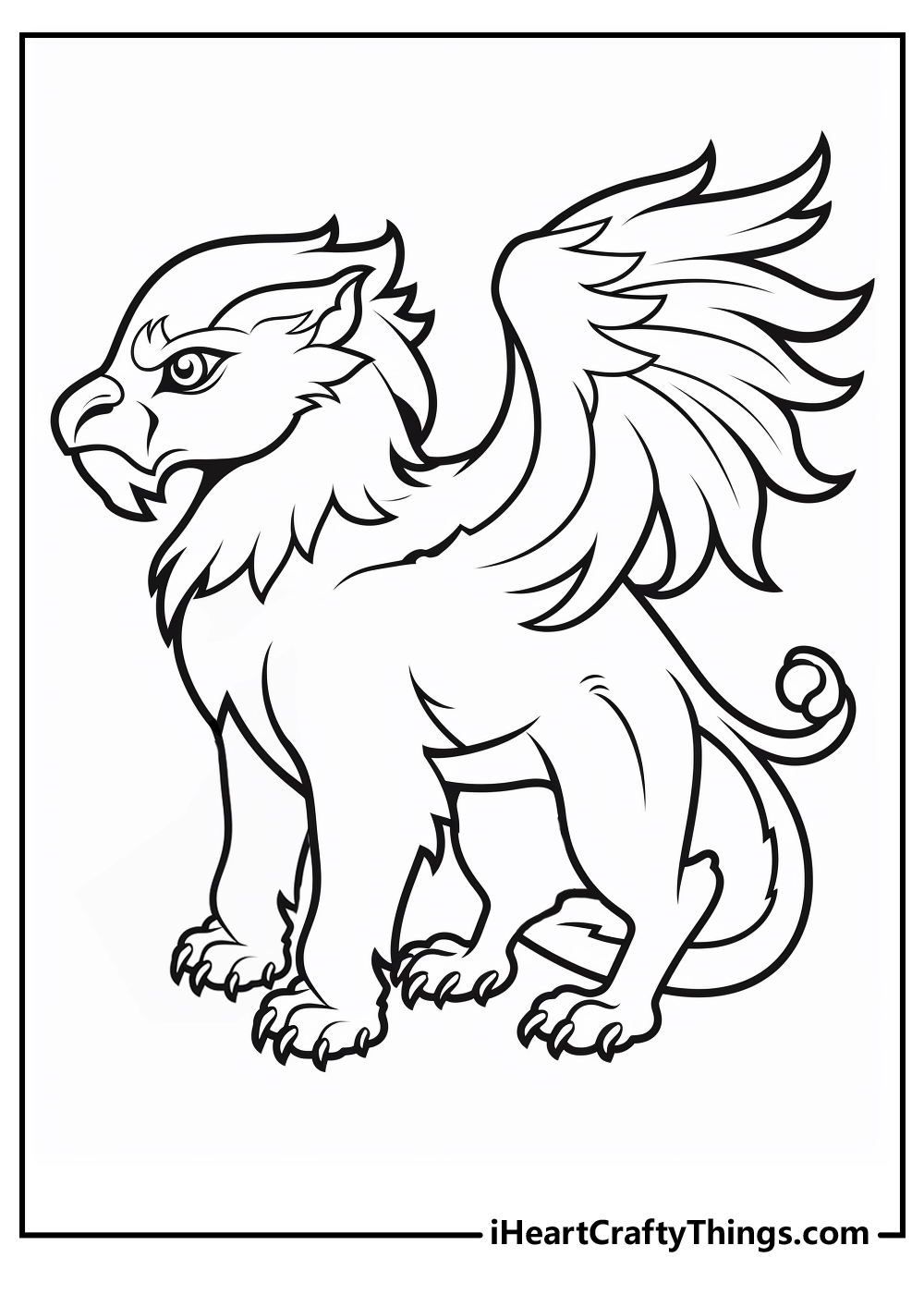 griffin coloring pages