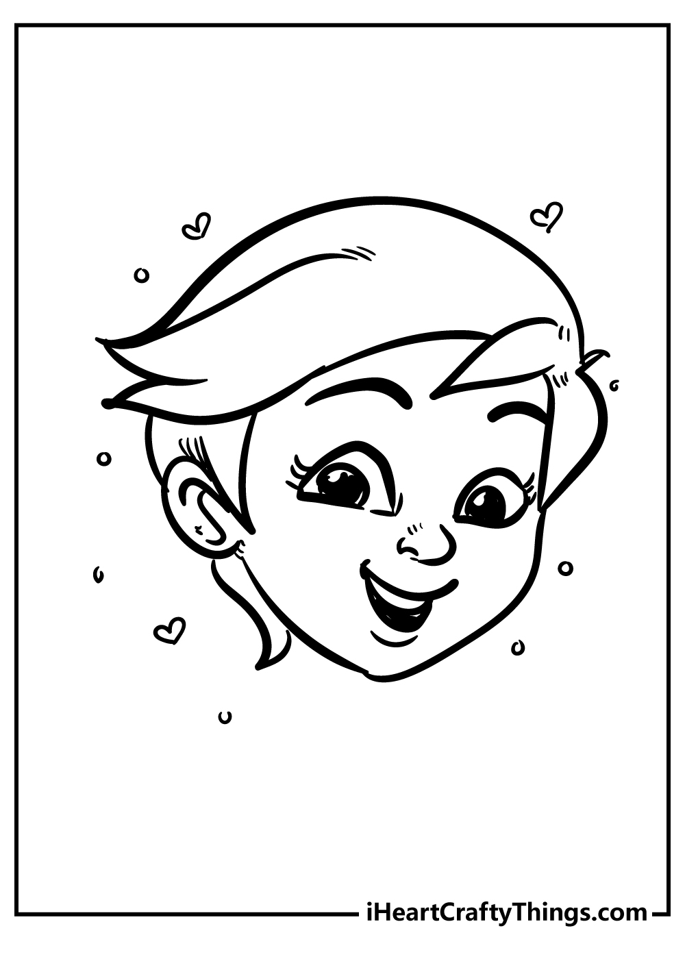 happy face coloring pages free