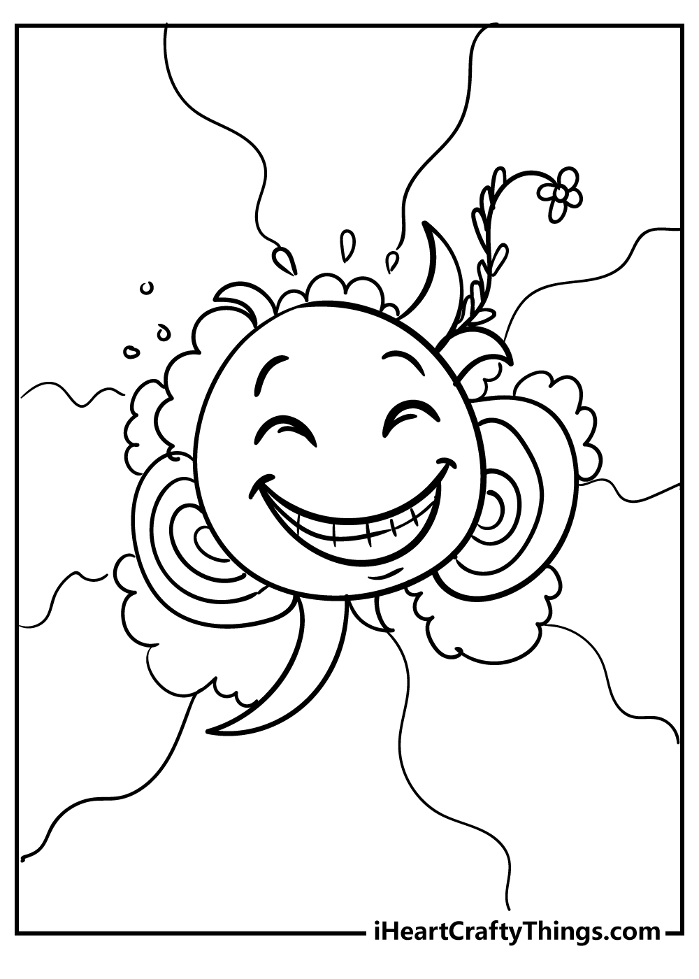 Happy Coloring Book free printable