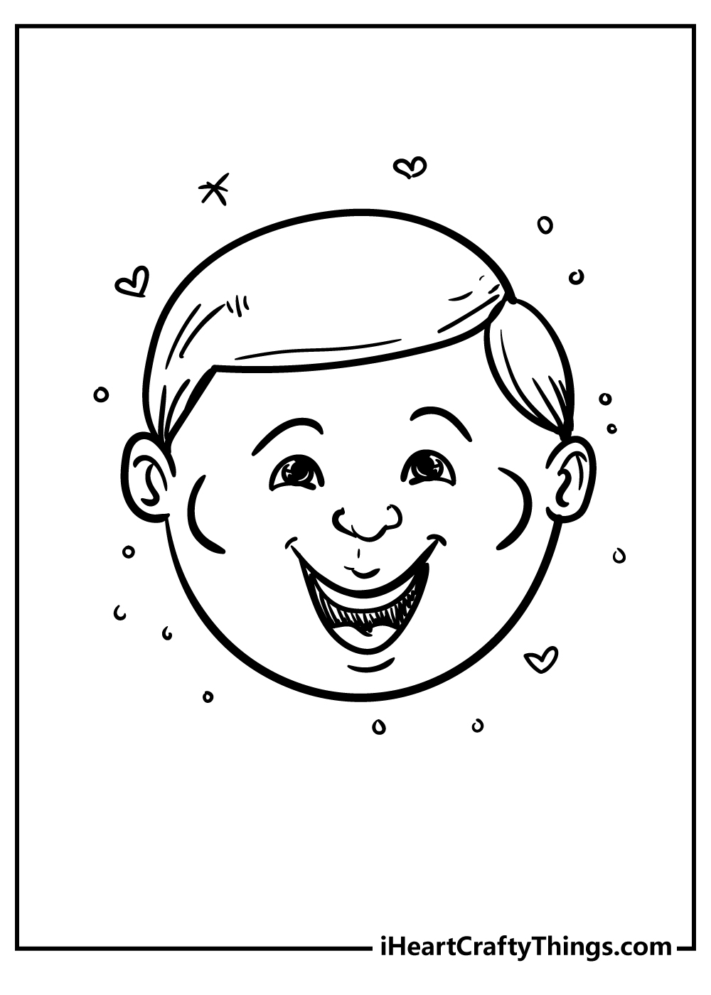 happy coloring pages