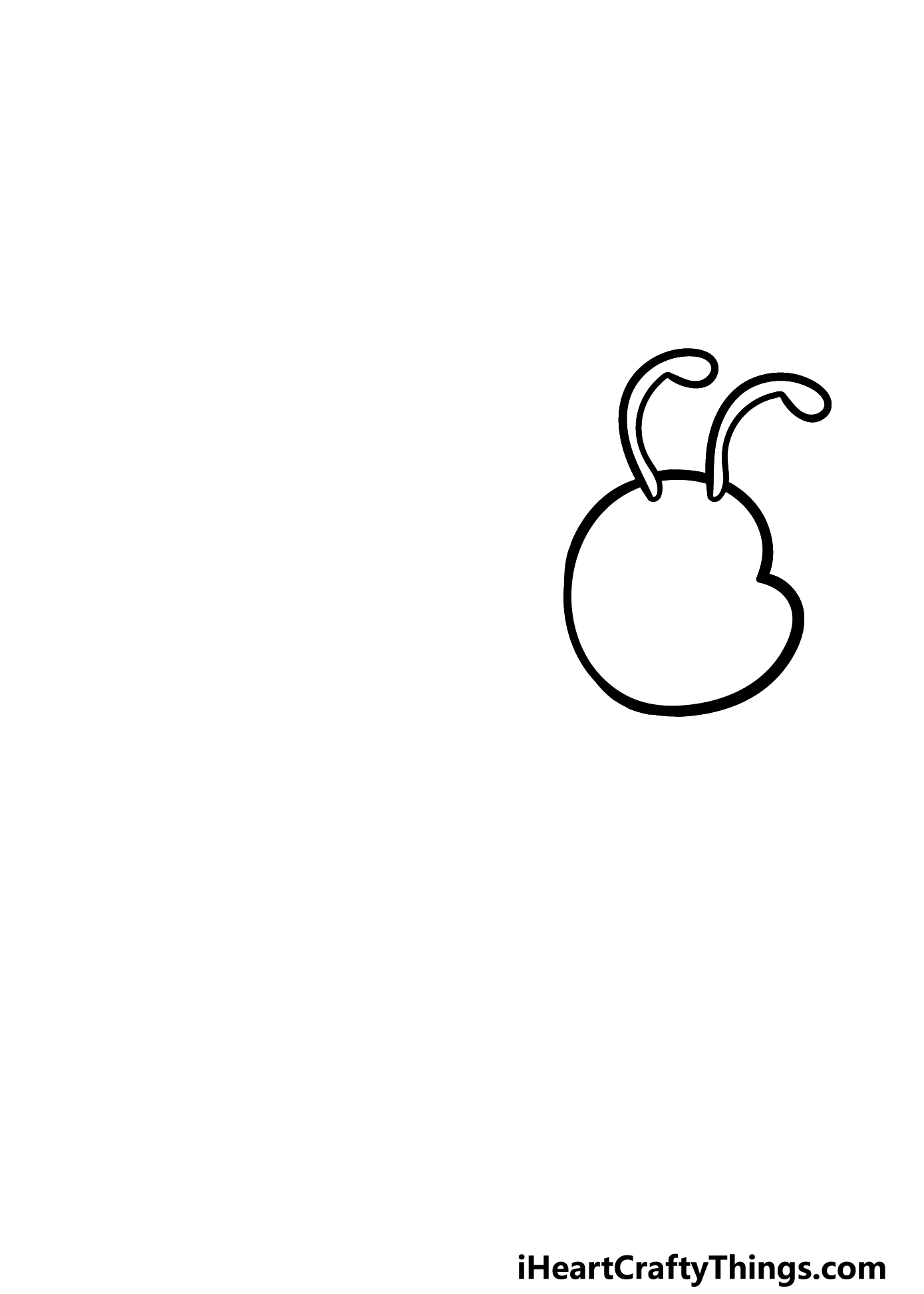 how to draw Cartoon Ants step 1