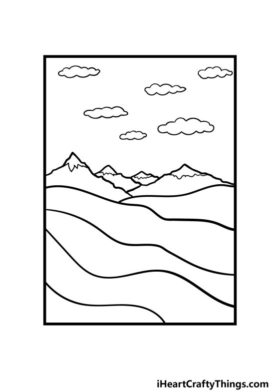 Cartoon Background Drawing - How To Draw A Cartoon Background Step By Step