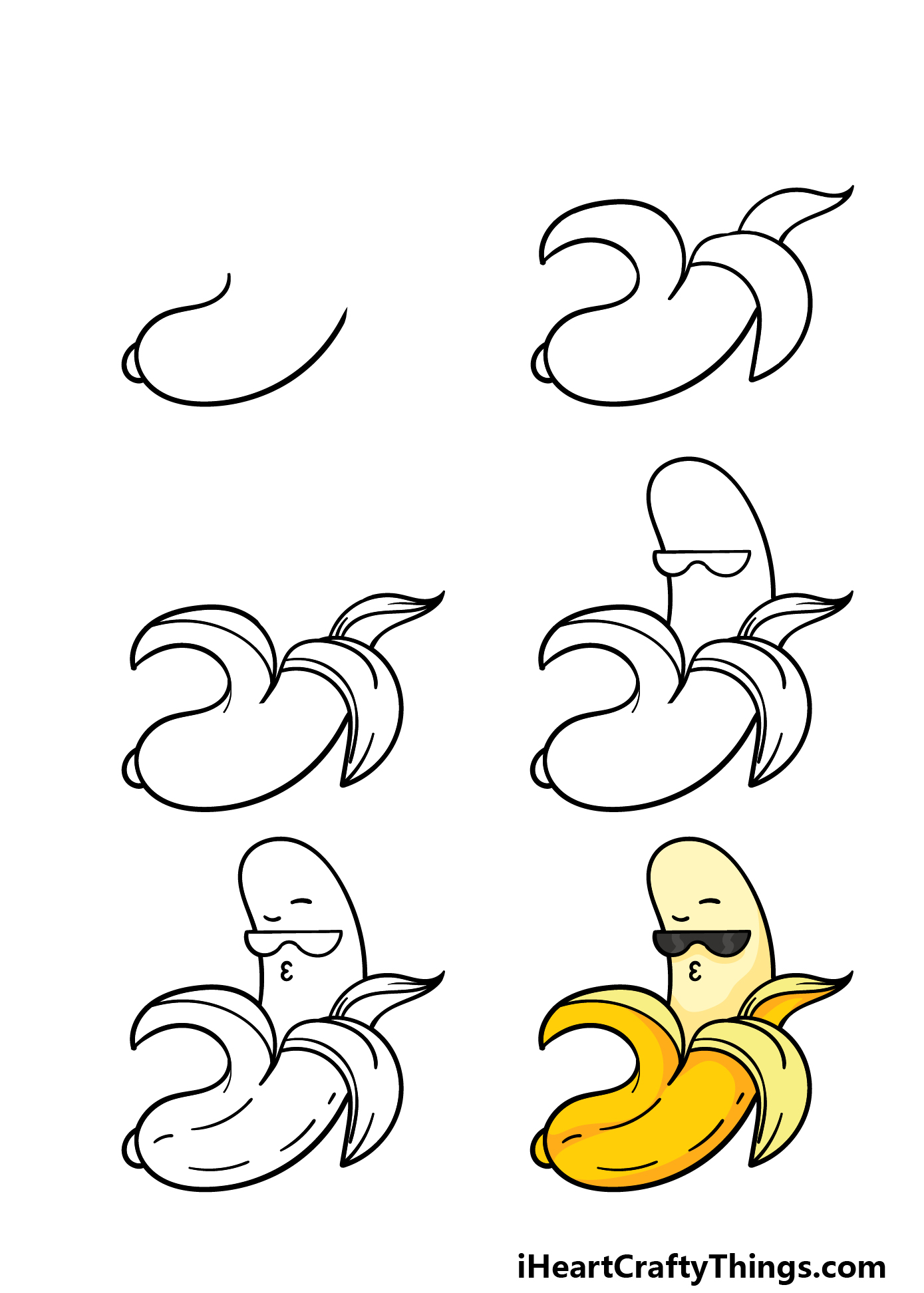 easy cartoon to draw step by step