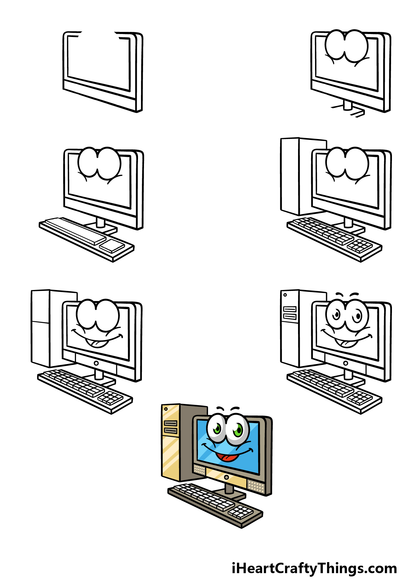 cartoon computer images