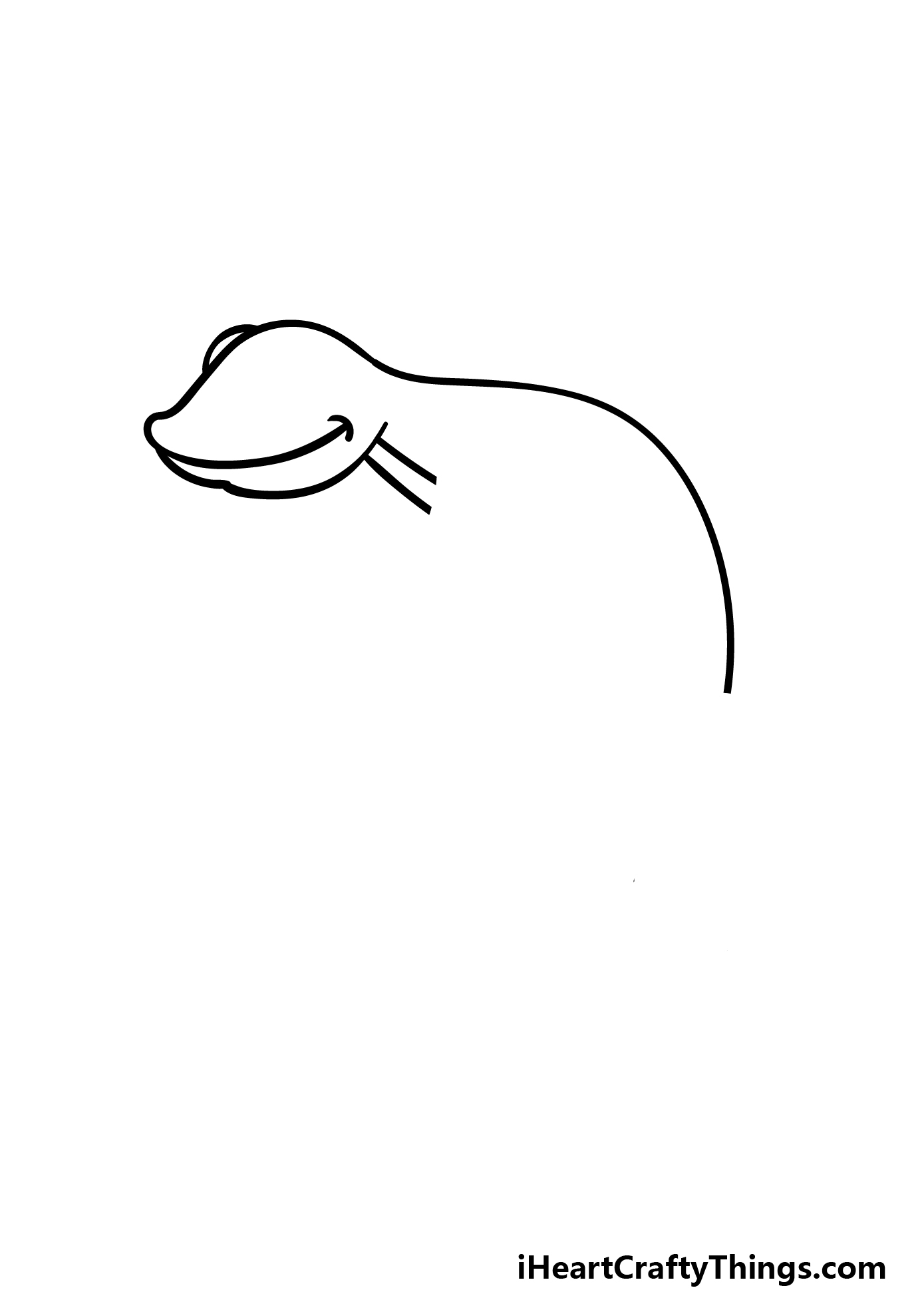 how to draw a cartoon lizard step 2