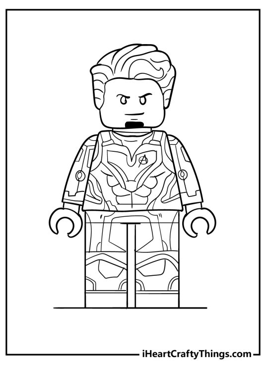 Lego Avengers Coloring Pages (100% Free Printables)