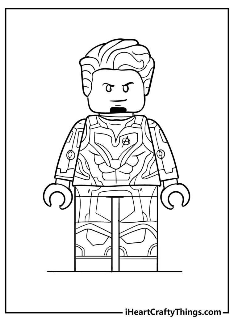 Lego Avengers Coloring Pages (15 Free Printables)