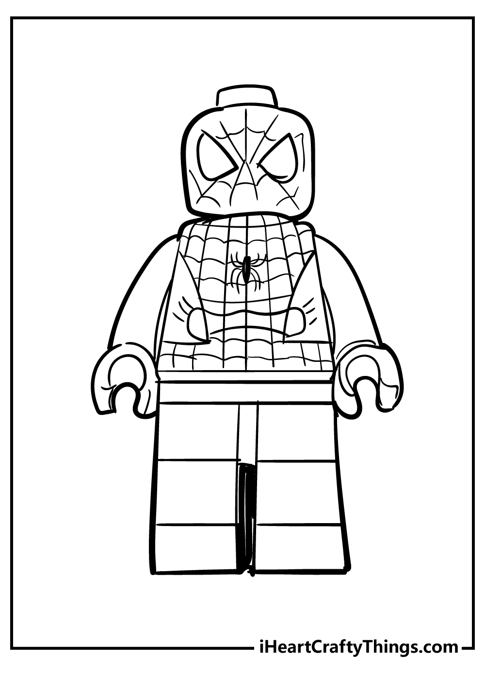 Lego Avengers Coloring Pages for adults free printable