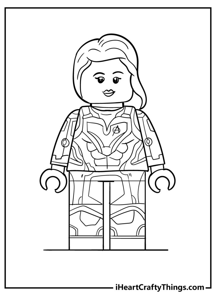 Lego Avengers Coloring Pages (15 Free Printables)