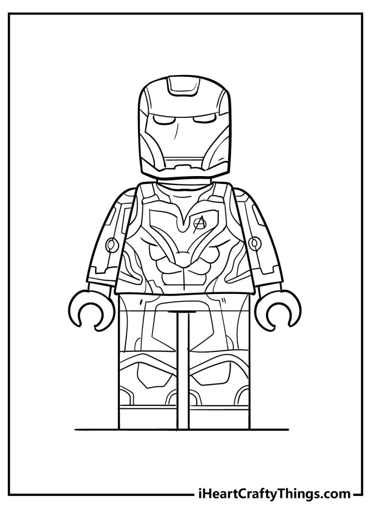 Lego Avengers Coloring Pages (15 Free Printables)