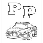 Letter P Coloring Pages free printable