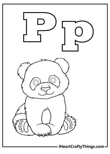 Letter P Coloring Pages (100% Free Printables)