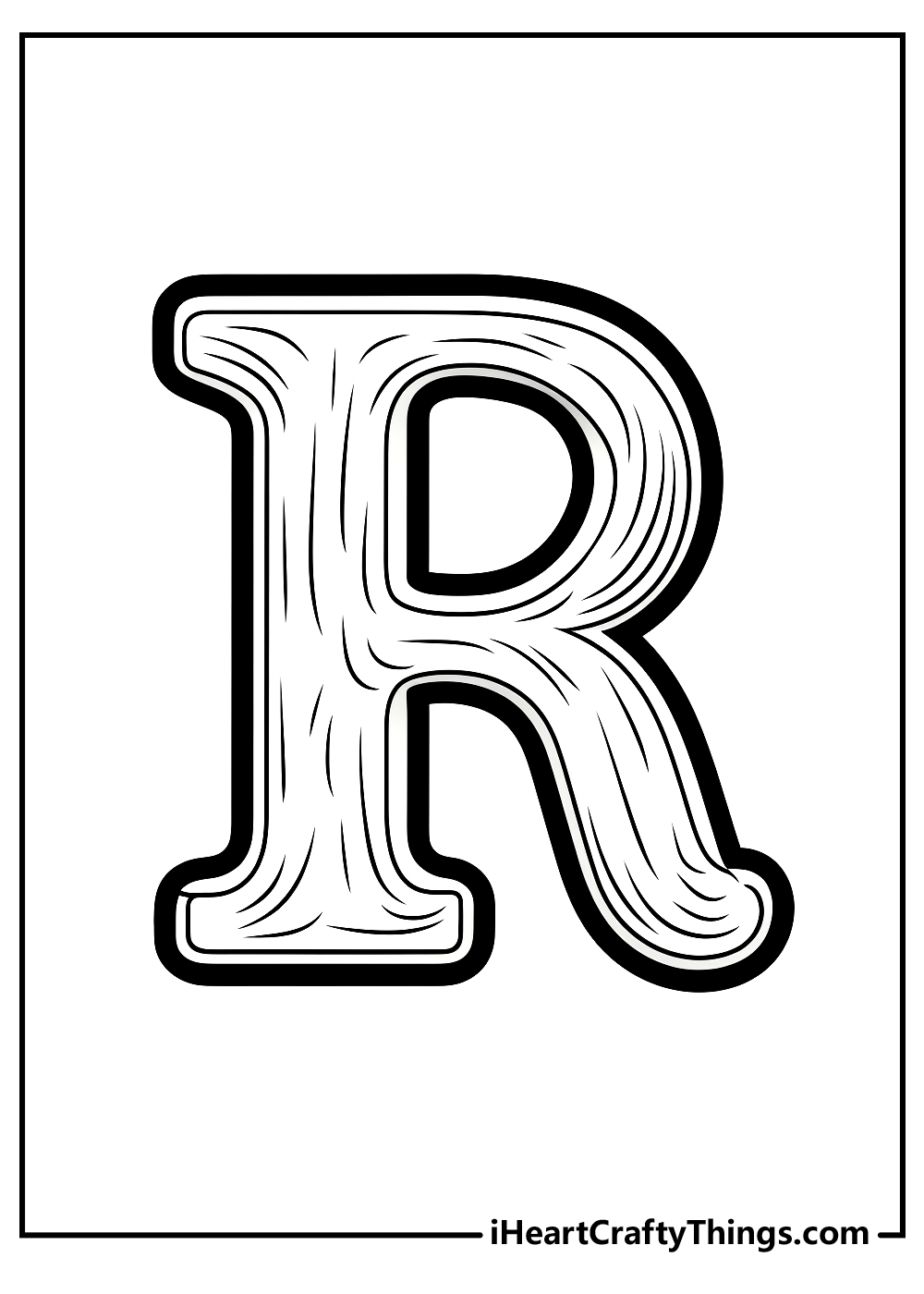 letter r coloring pages 