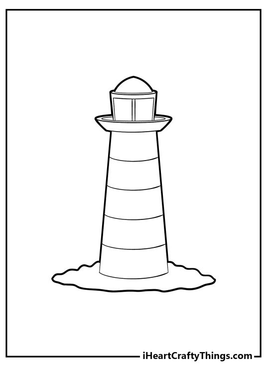 Lighthouse Coloring Pages (100% Free Printables)