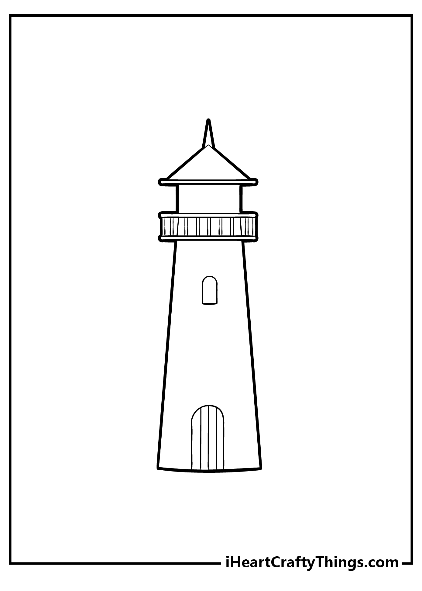 Lighthouse Coloring Pages free pdf download
