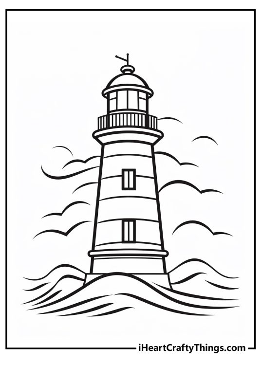 Lighthouse coloring pages