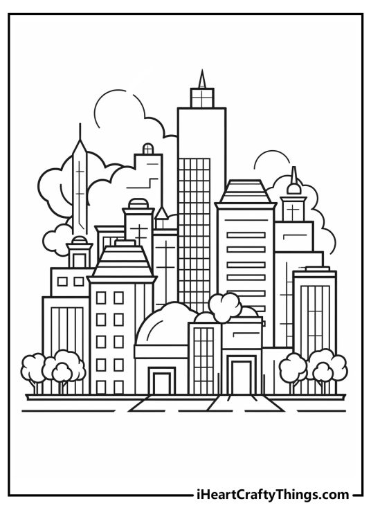 metropolis coloring page online