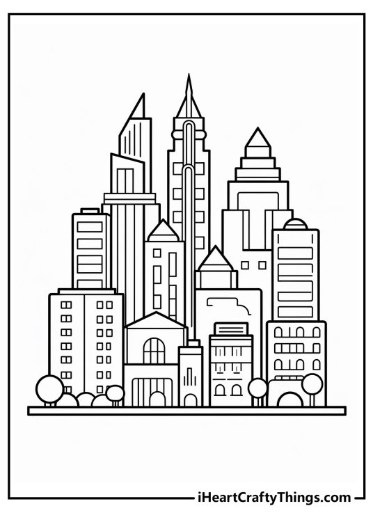 Metropolis Coloring Pages (100% Free Printables)