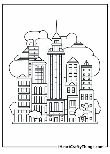 metropolis coloring page high quality