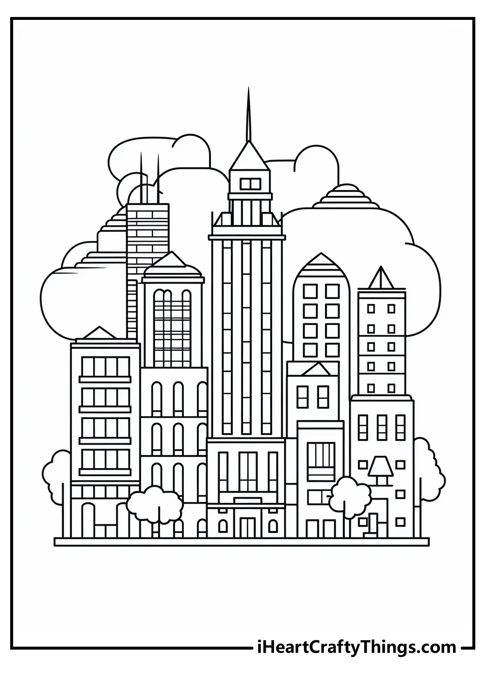 unique metropolis coloring pages