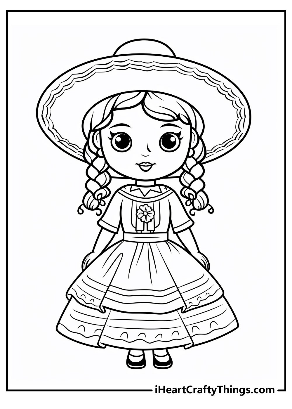 mexican coloring pages