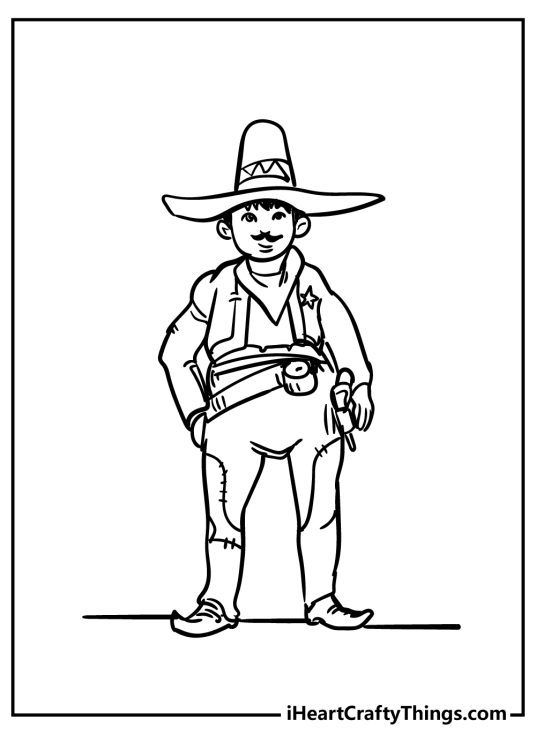Mexican coloring pages