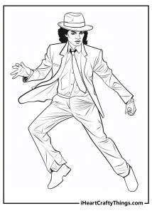 Michael Jackson Coloring Pages (100% Free Printables)