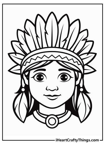 15 Native American Coloring Pages (100% Free Printables)