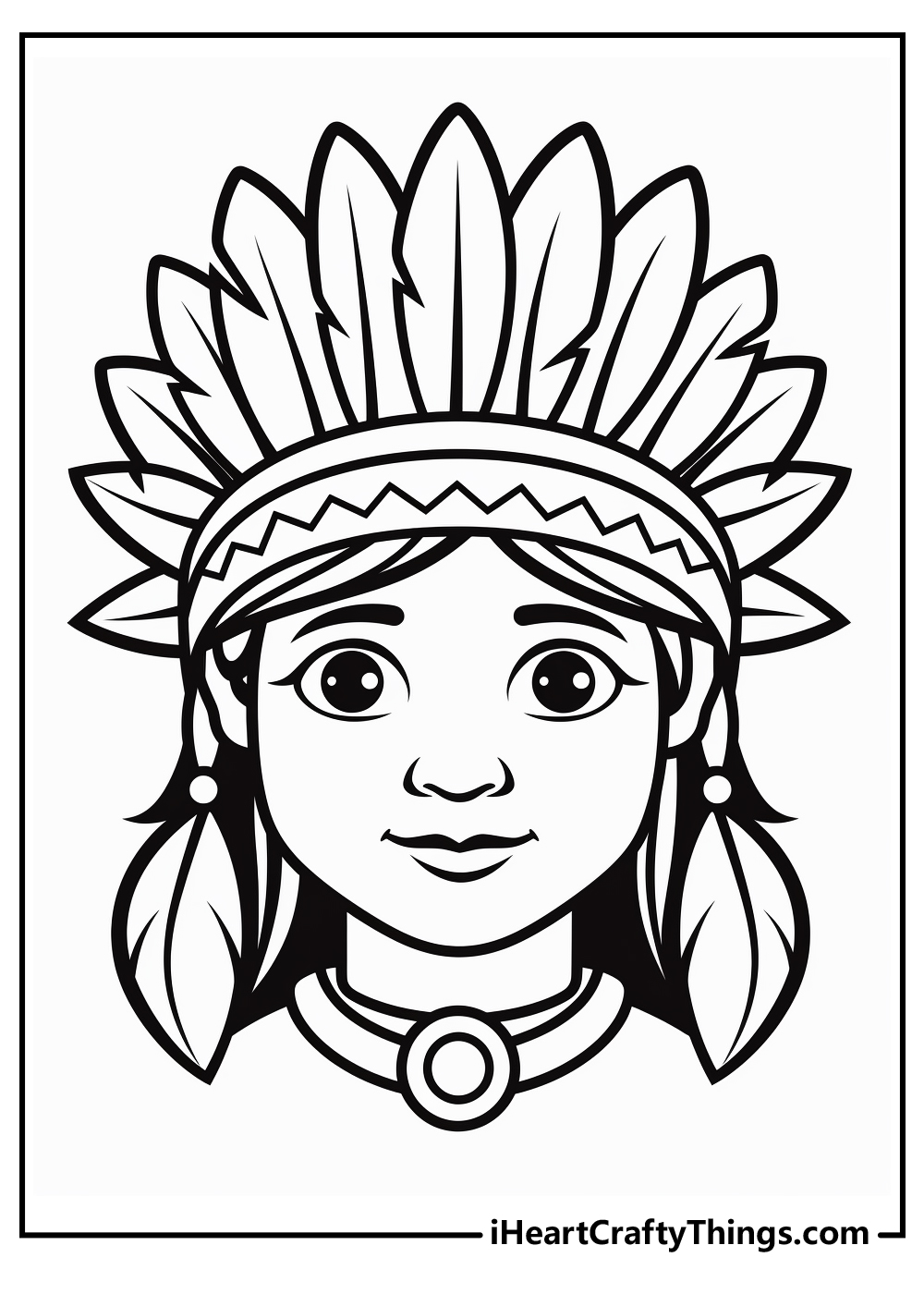 original native american coloring pages