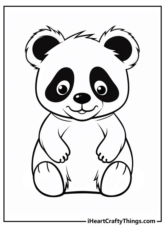 Panda Coloring Pages (100% Free Printables)