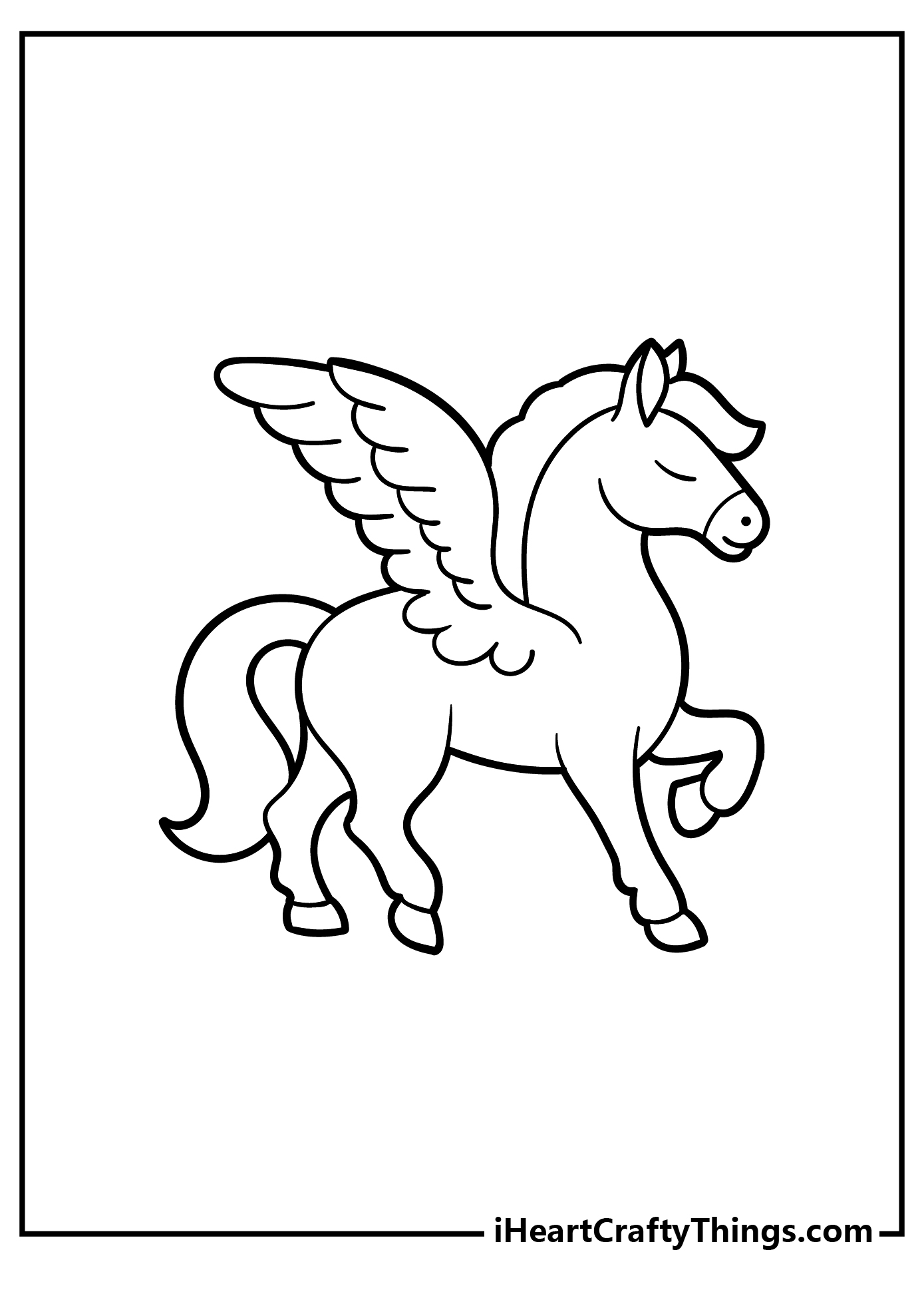 pegusus coloring pages